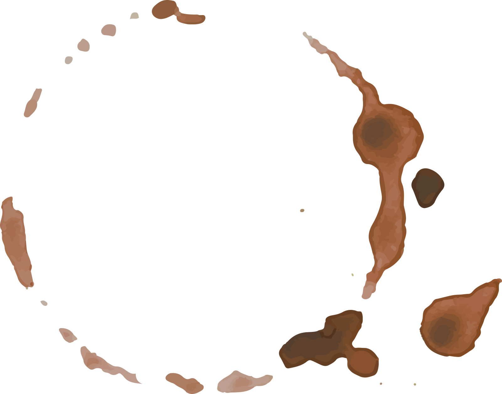 Coffee stain