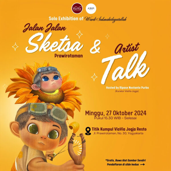 Jalan-Jalan Sketsa Prawirotaman & Artist Talk