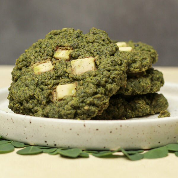 White Choco Moringa Cookies