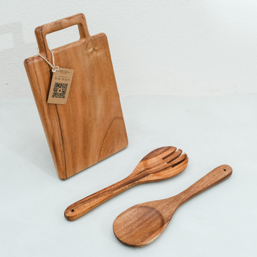 Umaima Kitchenware - Sendok, garpu, talenan