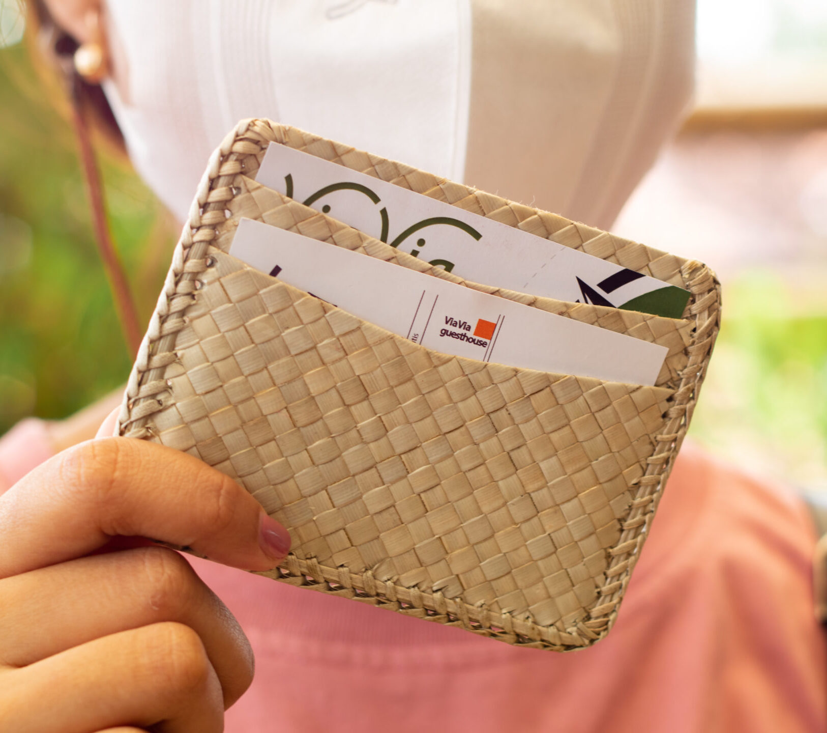 Pandan Laut Card Holder