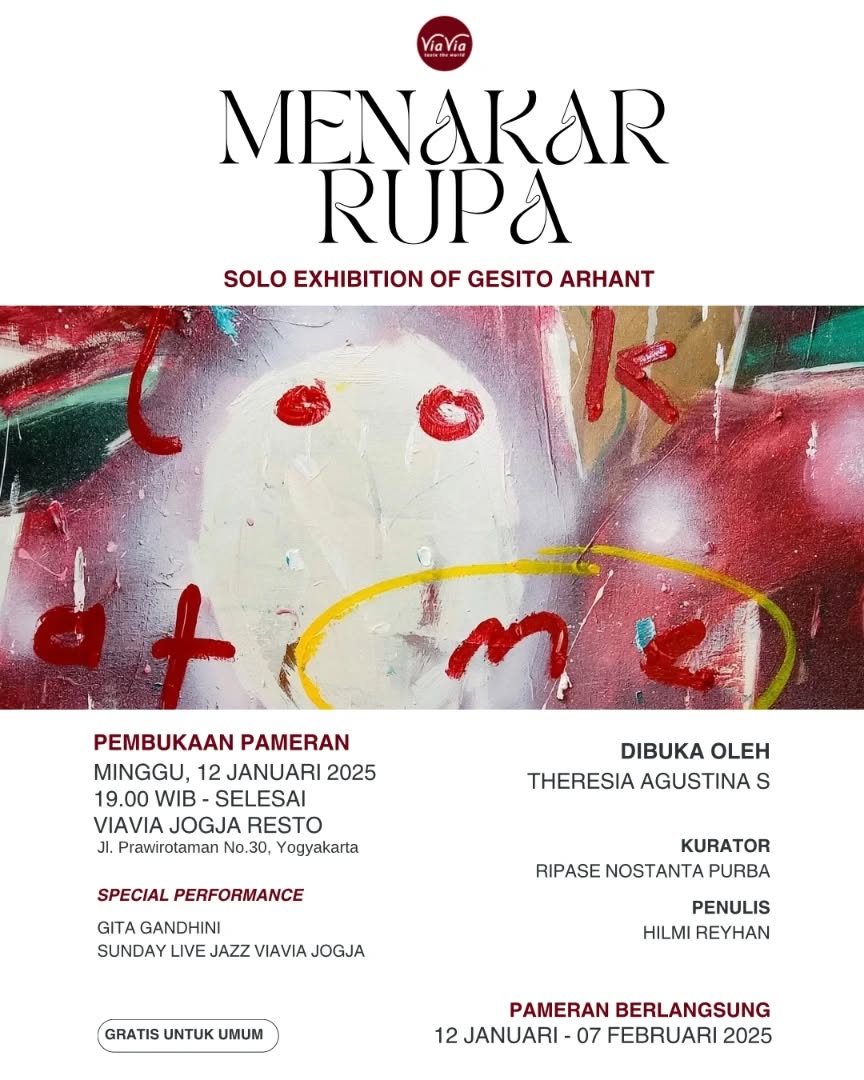 “Menakar Rupa” Solo Exhibition of Gesito Arhant