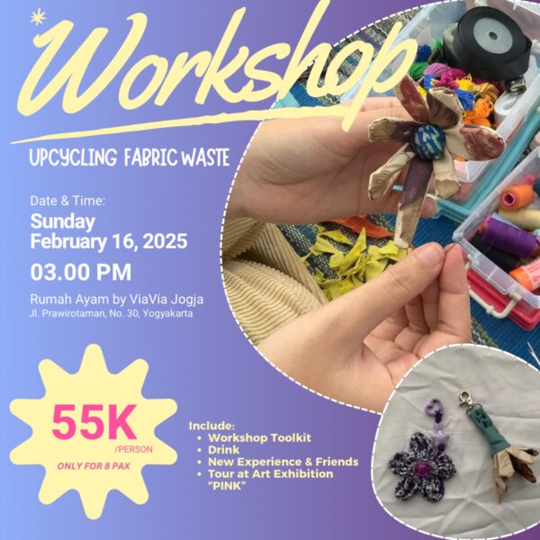 Workshop: Upcycling Fabric Waste bersama Matrahita