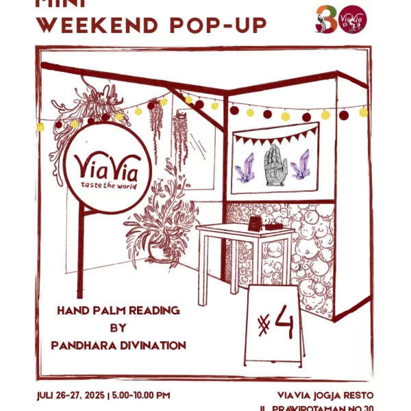 ViaVia Restaurant: MINI WEEKEND POP UP WITH PANDHARA DIVINATION