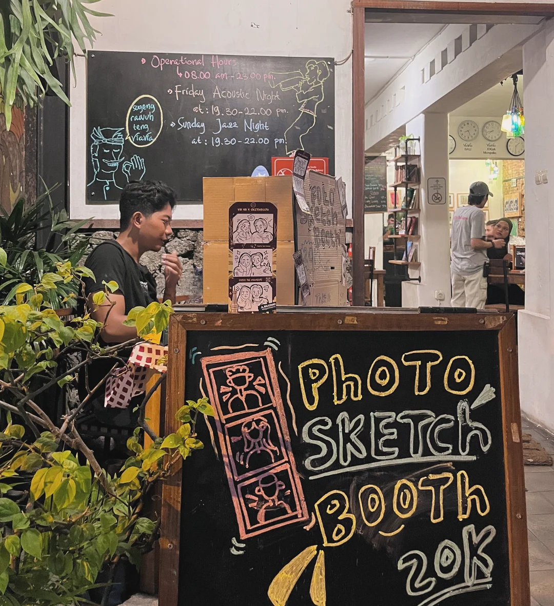 ViaVia Restaurant: Sketchbooth