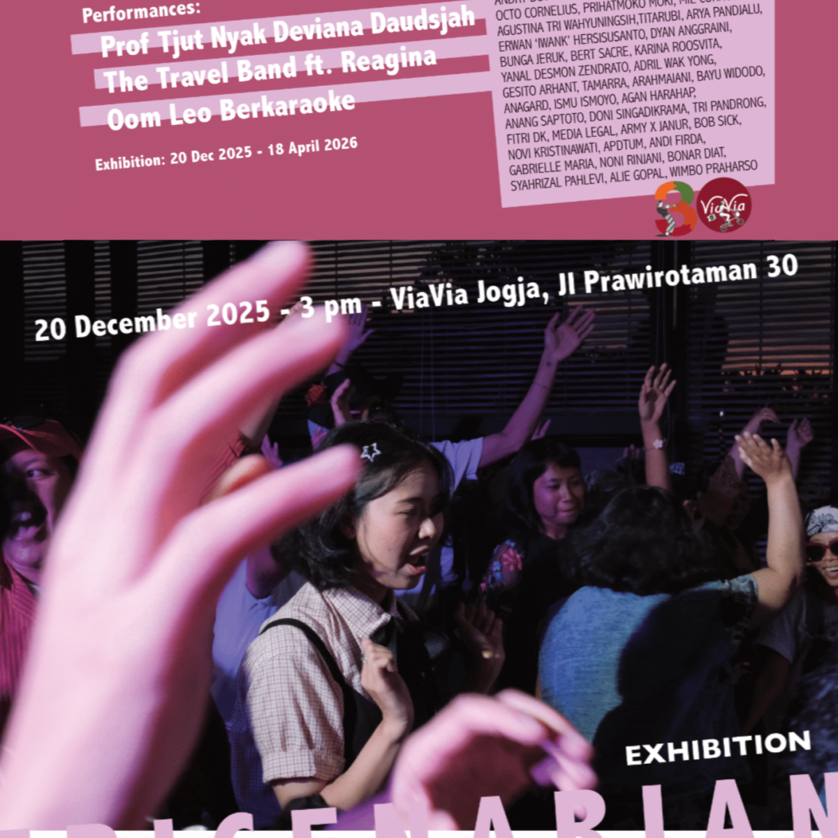 VIAVIA JOGJA: TRICENARIAN – EXHIBITION