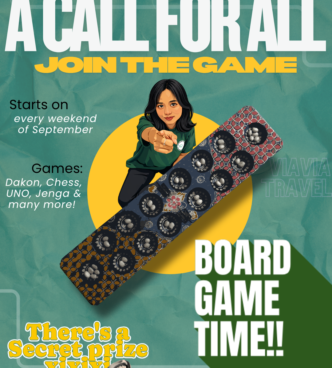 Board Game Time at ViaVia Travel